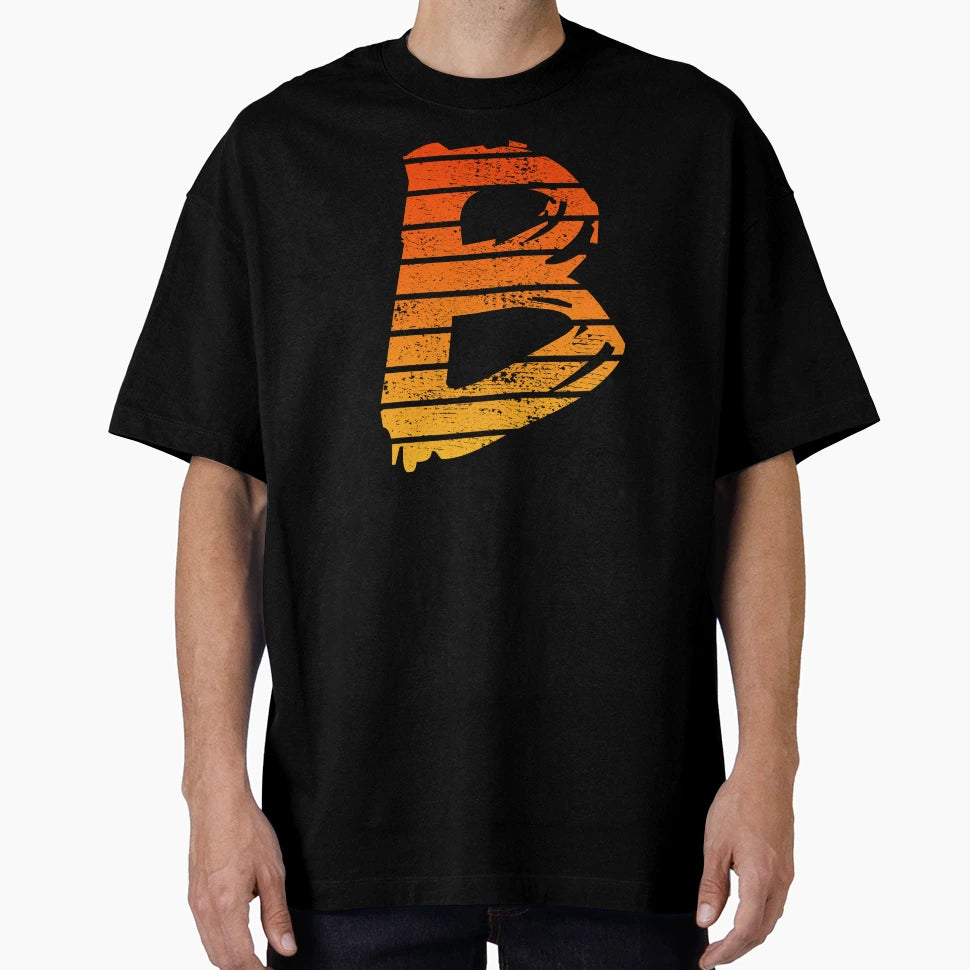 Letter B Initials T-Shirt - Aesthetic Graphic Unisex - T-Shirt, Sweatshirt, Hoodie