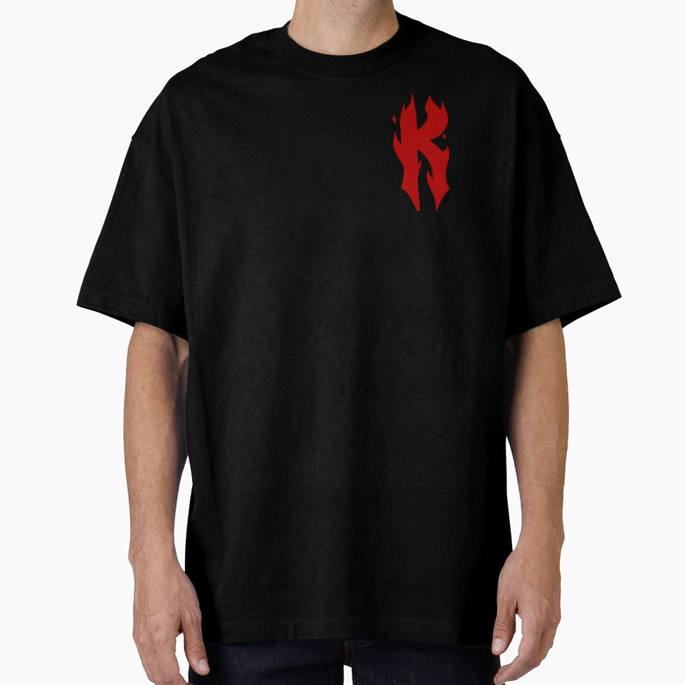 Fire K T-Shirt - Minimalist Print for Adults - T-Shirt, Sweatshirt, Hoodie