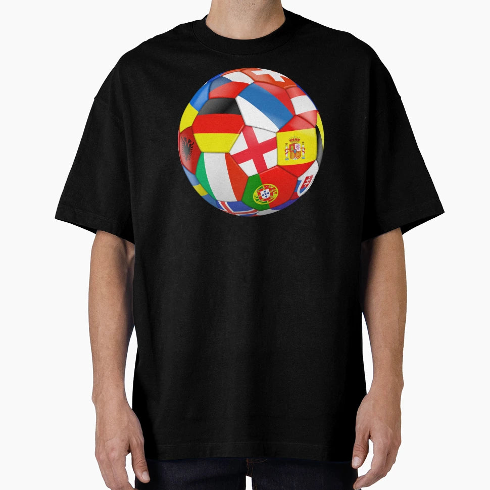 World Football T-Shirt - Fun Novelty Design for Adults - T-Shirt, Sweatshirt, Hoodie