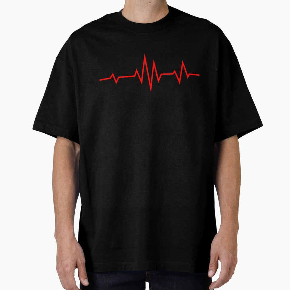 Gamer Text Heart Beat T-Shirt - Fun Novelty Design Men Women - T-Shirt, Sweatshirt, Hoodie