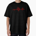 Gamer Text Heart Beat T-Shirt - Fun Novelty Design Men Women - T-Shirt, Sweatshirt, Hoodie