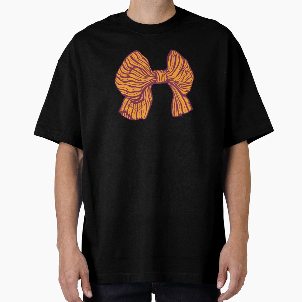Tiger Colored Bow T-Shirt - Graphic Print Unisex - T-Shirt, Sweatshirt, Hoodie