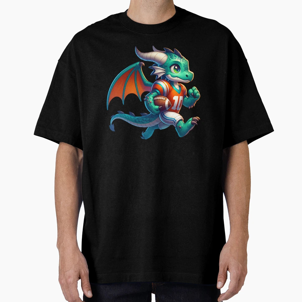 Fantay Football Dragon T-Shirt - Novelty Apparel Unisex - T-Shirt, Sweatshirt, Hoodie
