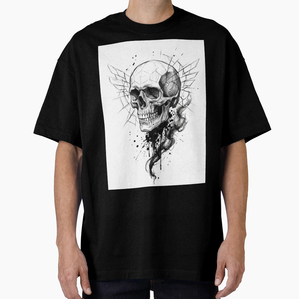 Skull T-Shirt - Casual Everyday Wear Men Women - T-Shirt, Sweatshirt, Hoodie