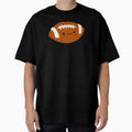 Football Smiley Face T-Shirt - Minimalist Print for Adults - T-Shirt, Sweatshirt, Hoodie
