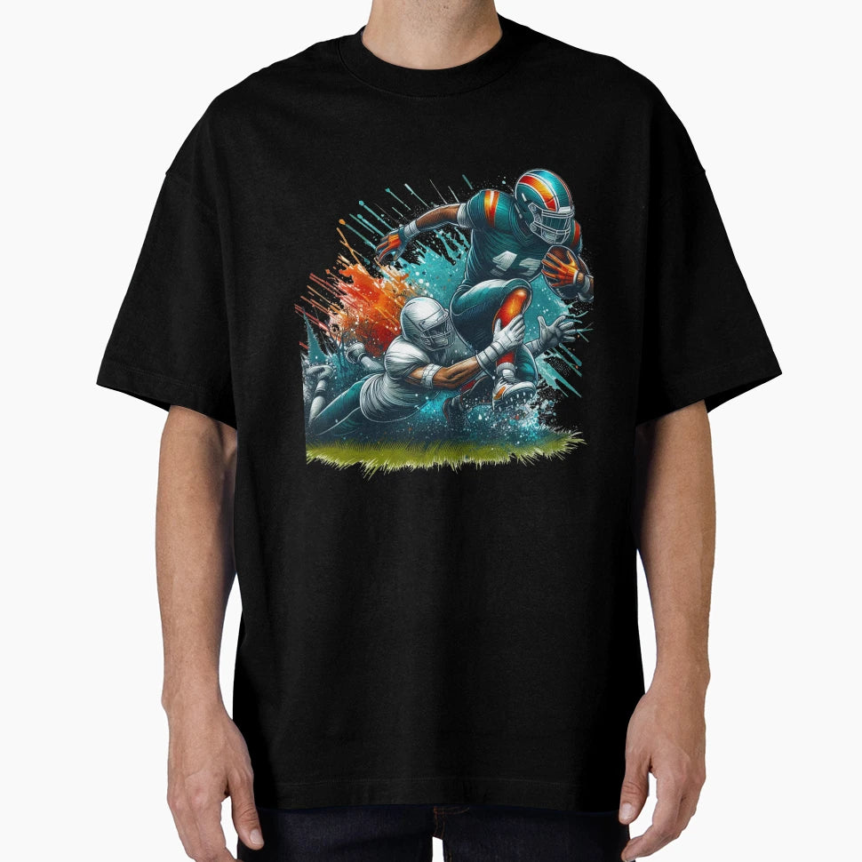 Stunning Moment Intercepting And Tackling T-Shirt - Trendy Graphic Unisex - T-Shirt, Sweatshirt, Hoodie
