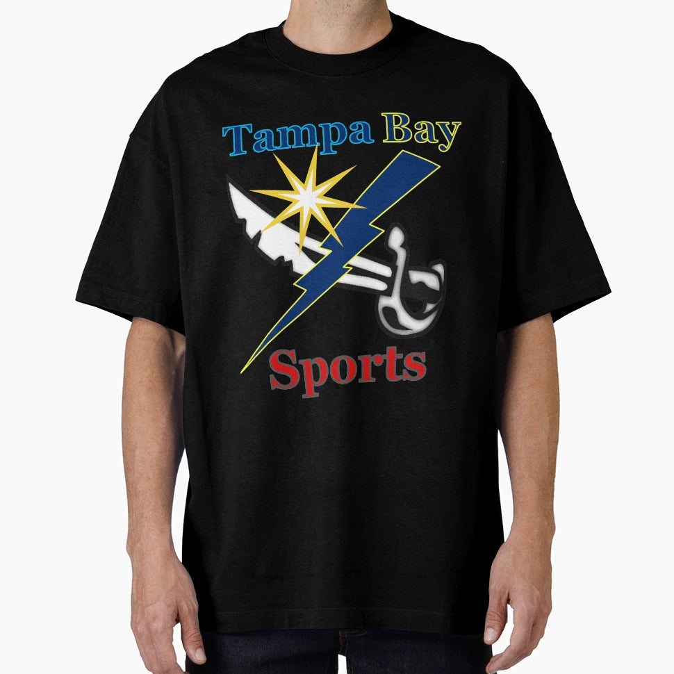 Tampa Bay Sports T-Shirt - Custom Art Print Unisex - T-Shirt, Sweatshirt, Hoodie