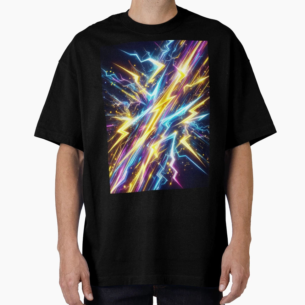 Electric Storm T-Shirt - Unique Graphic Men Women - T-Shirt, Sweatshirt, Hoodie