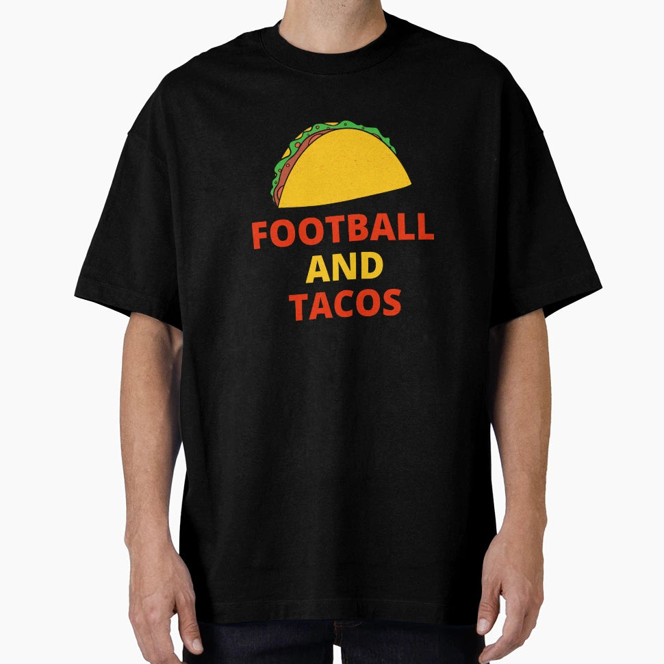 Football Basketball And Tacos T-Shirt - Novelty Apparel Unisex - T-Shirt, Sweatshirt, Hoodie