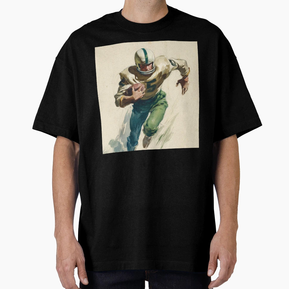 Sprinting Through Times Gridiron T-Shirt - Aesthetic Graphic Men Women - T-Shirt, Sweatshirt, Hoodie