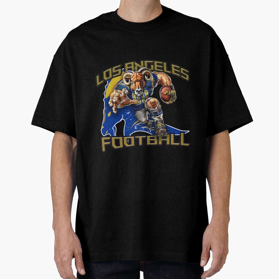 Los Angeles Football T-Shirt - Minimalist Print for Adults - T-Shirt, Sweatshirt, Hoodie