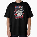 Usa Soccer Skull American Soccer T-Shirt - Casual Everyday Wear for Adults - T-Shirt, Sweatshirt, Hoodie