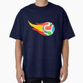 Spain Flaming Soccer Ball World Cup 2026 T-Shirt - Minimalist Print Unisex - T-Shirt, Sweatshirt, Hoodie