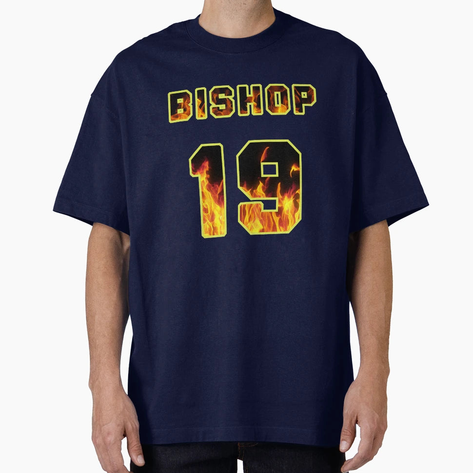 Maya Bishop Station 19 Jersey Flames T-Shirt - Trendy Graphic Unisex - T-Shirt, Sweatshirt, Hoodie