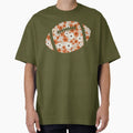 Floral Fall Football T-Shirt - Unique Graphic for Adults - T-Shirt, Sweatshirt, Hoodie