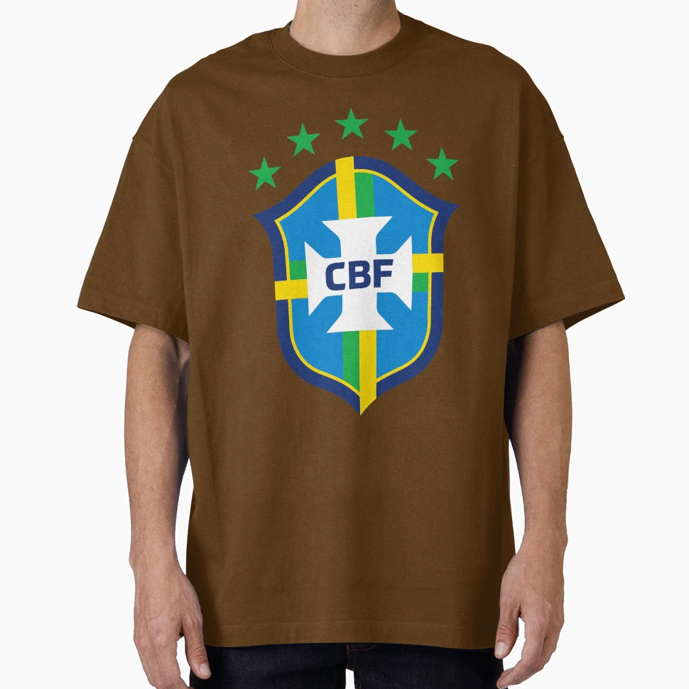 Logo National Football Team Brazil T-Shirt - Trendy Graphic for Adults - T-Shirt, Sweatshirt, Hoodie
