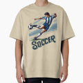 Soccer Player Kicking Ball T-Shirt - Streetwear Style Men Women - T-Shirt, Sweatshirt, Hoodie