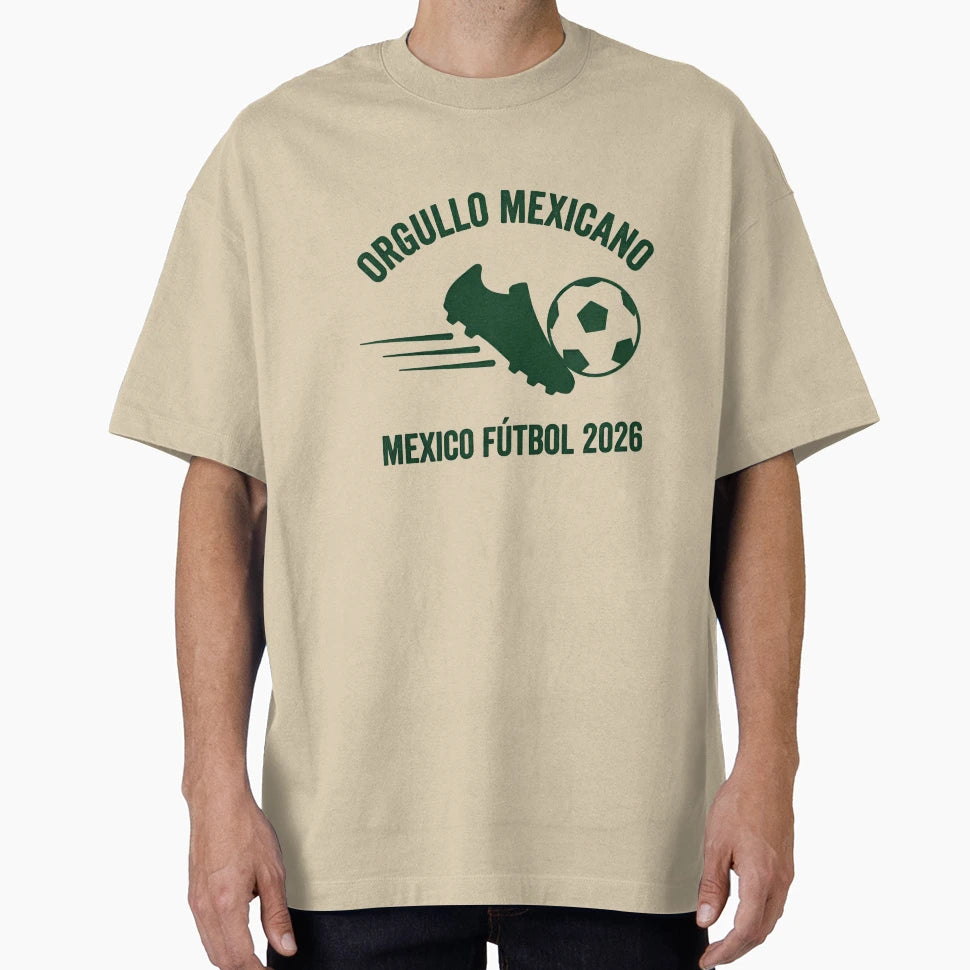 Orgullo Mexicano Futbol 2026 Soccer Fan T-Shirt - Unique Graphic for Adults - T-Shirt, Sweatshirt, Hoodie