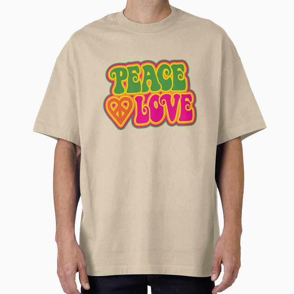 Peace And Love T-Shirt - Casual Everyday Wear for Adults - T-Shirt, Sweatshirt, Hoodie