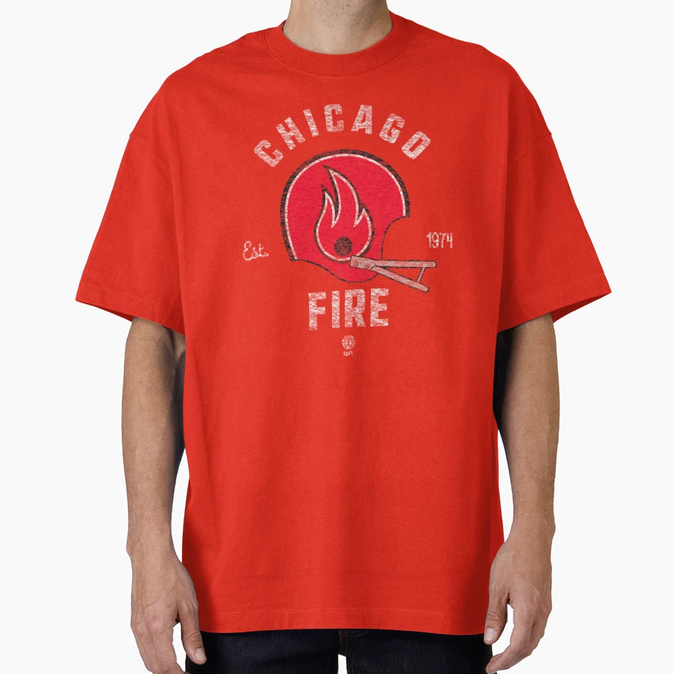 Defunct Series Chacago Fire T-Shirt - Custom Art Print Men Women - T-Shirt, Sweatshirt, Hoodie