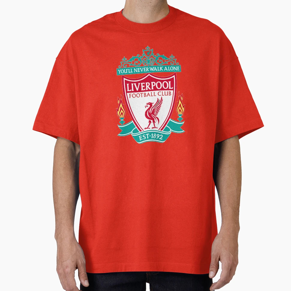 Red Kop Kopites Emblem T-Shirt - Custom Art Print Men Women - T-Shirt, Sweatshirt, Hoodie