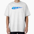 Blue Flames T-Shirt - Novelty Apparel Unisex - T-Shirt, Sweatshirt, Hoodie