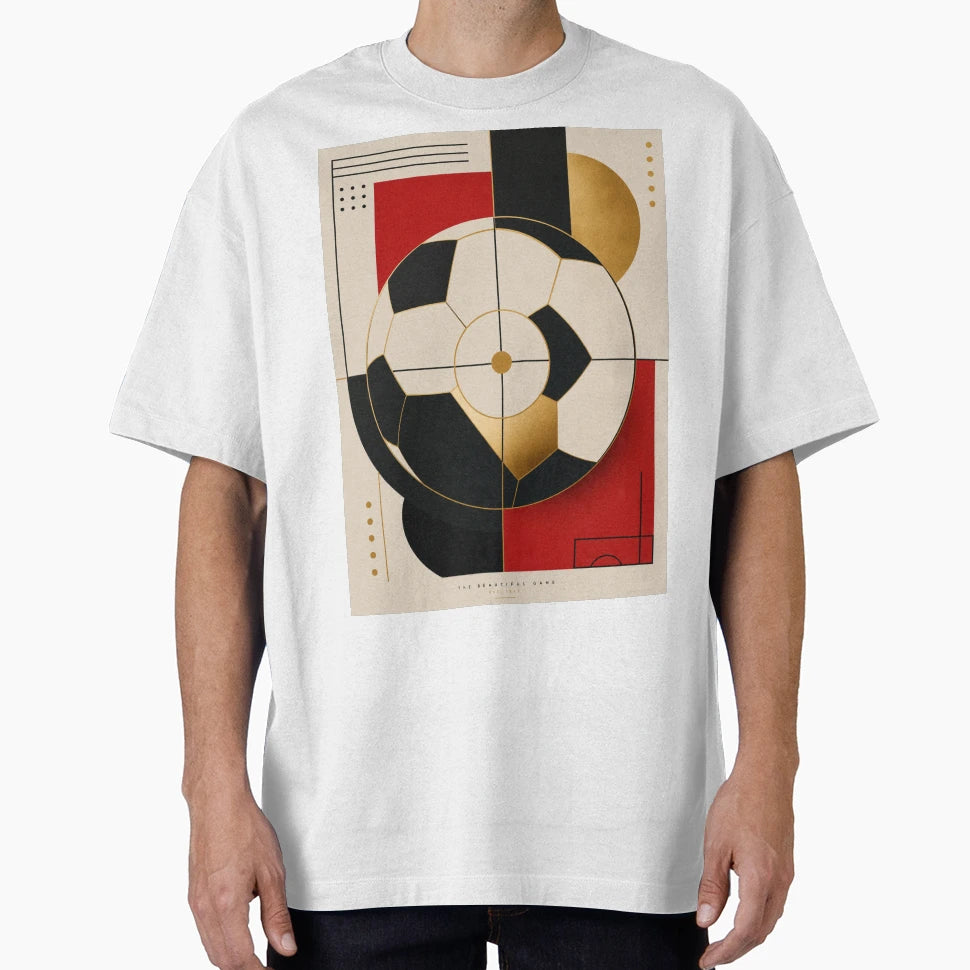 Geometric Soccer Ball T-Shirt - Custom Art Print for Adults - T-Shirt, Sweatshirt, Hoodie