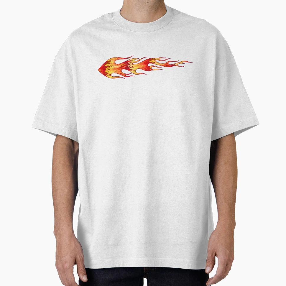 Red Flames T-Shirt - Graphic Print for Adults - T-Shirt, Sweatshirt, Hoodie