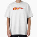 Red Flames T-Shirt - Graphic Print for Adults - T-Shirt, Sweatshirt, Hoodie