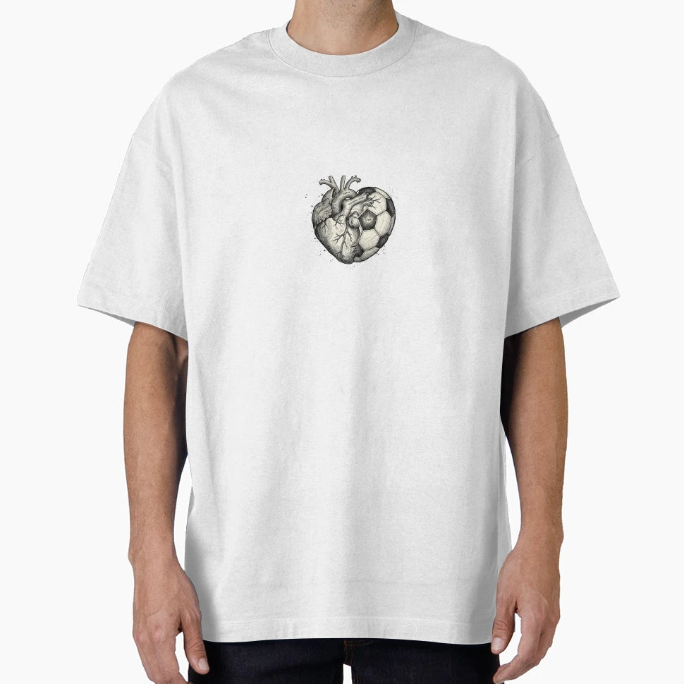 Soccer Aka Football Aka Futbol My Heart T-Shirt - Graphic Print for Adults - T-Shirt, Sweatshirt, Hoodie