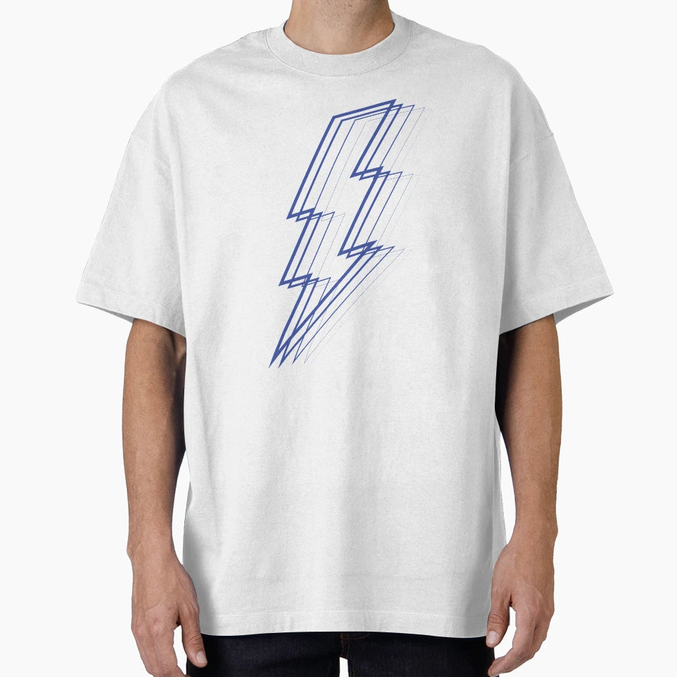 Blue Lightning T-Shirt - Graphic Print Men Women - T-Shirt, Sweatshirt, Hoodie