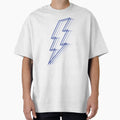 Blue Lightning T-Shirt - Graphic Print Men Women - T-Shirt, Sweatshirt, Hoodie