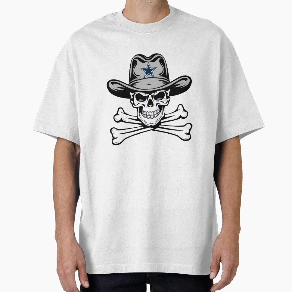 Cowboys Skull T-Shirt - Casual Everyday Wear Men Women - T-Shirt, Sweatshirt, Hoodie