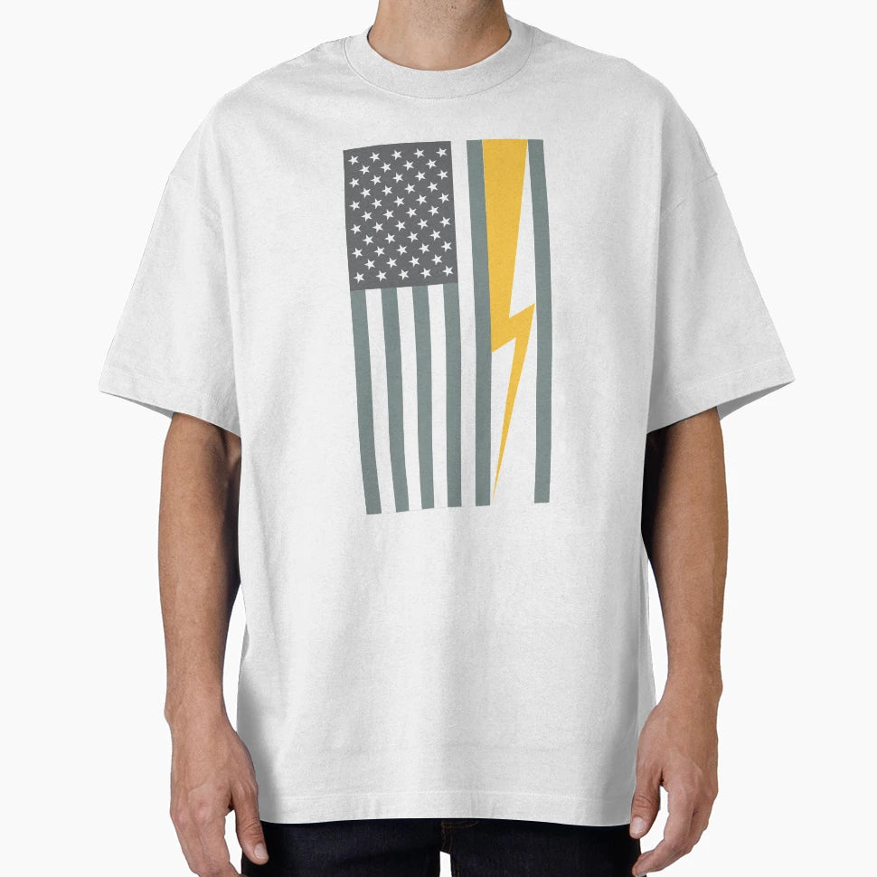 Electrician Flag Us T-Shirt - Aesthetic Graphic Men Women - T-Shirt, Sweatshirt, Hoodie
