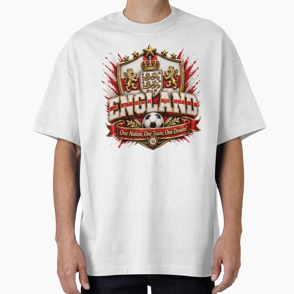 England National Football Team T-Shirt - Novelty Apparel Unisex - T-Shirt, Sweatshirt, Hoodie