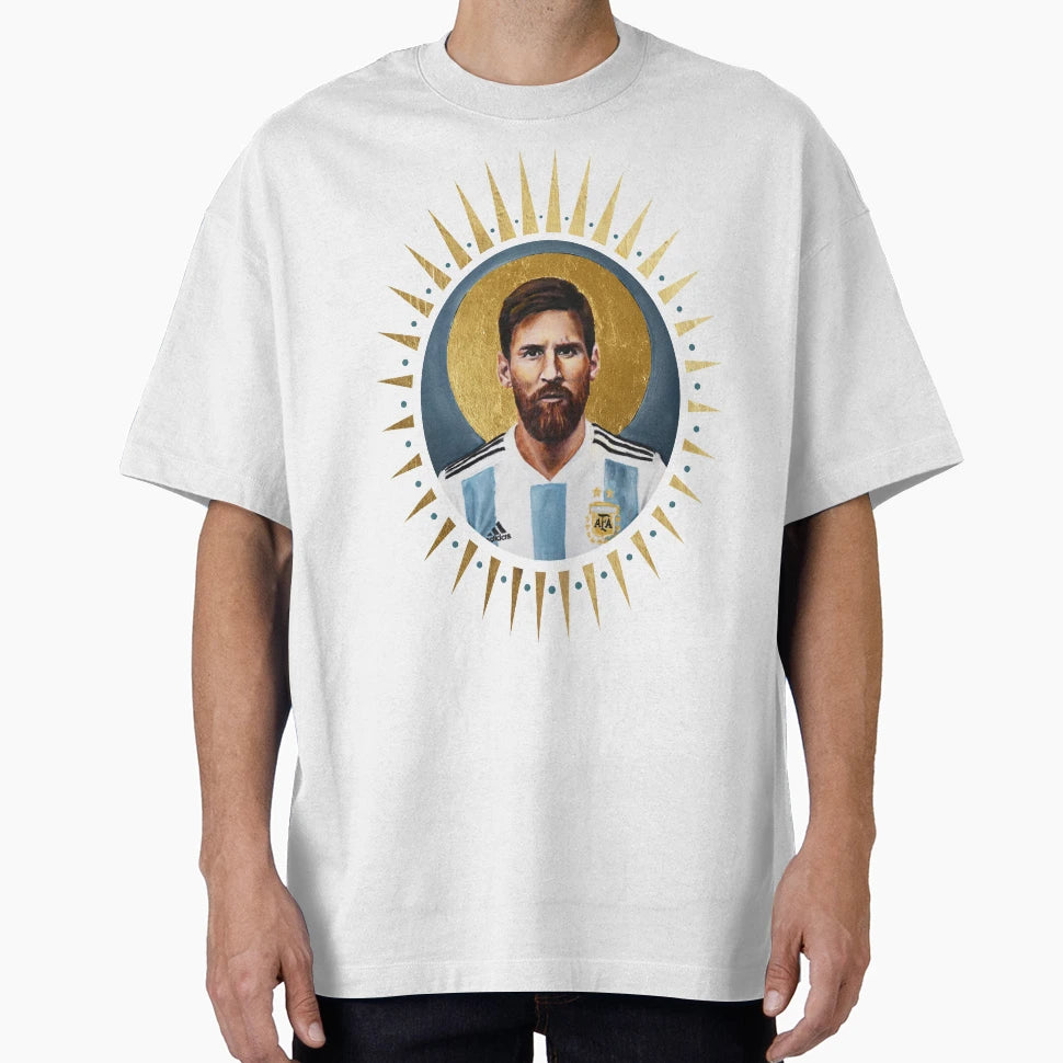 Lm10 Football Icon T-Shirt - Custom Art Print Men Women - T-Shirt, Sweatshirt, Hoodie