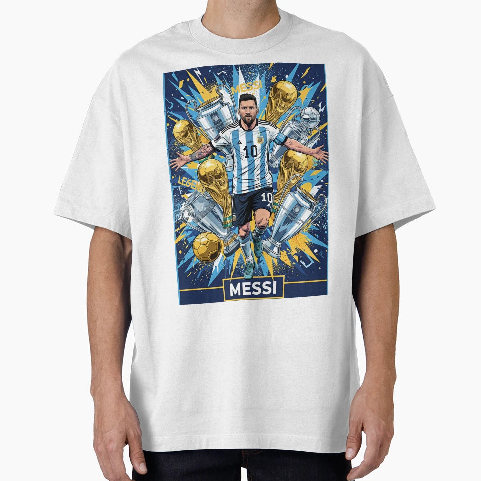 Messi Golden Legend T-Shirt - Fun Novelty Design Men Women - T-Shirt, Sweatshirt, Hoodie