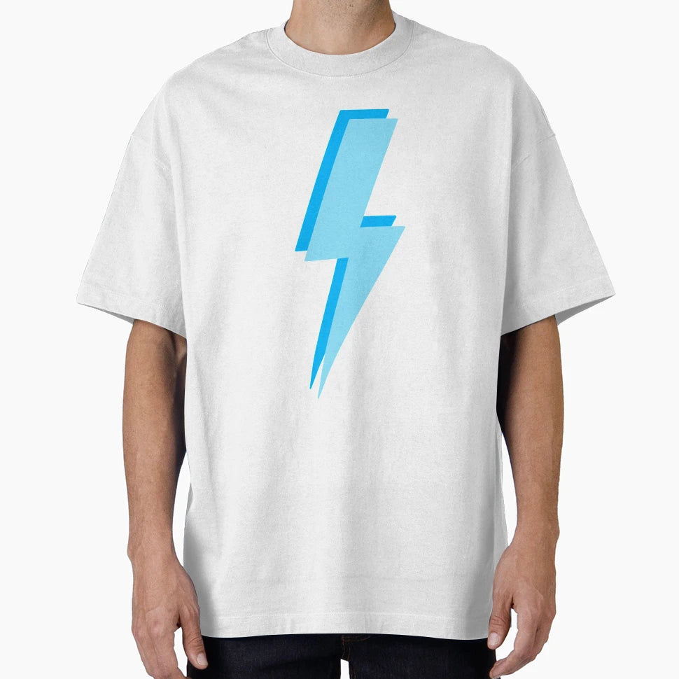 Preppy Blue Lightning Bold T-Shirt - Novelty Apparel Unisex - T-Shirt, Sweatshirt, Hoodie