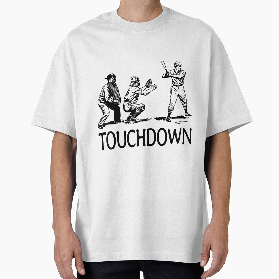 Baseball Touchdown T-Shirt - Custom Art Print for Adults - T-Shirt, Sweatshirt, Hoodie