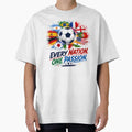 Every Nation One Team Fifa T-Shirt - Minimalist Print Men Women - T-Shirt, Sweatshirt, Hoodie