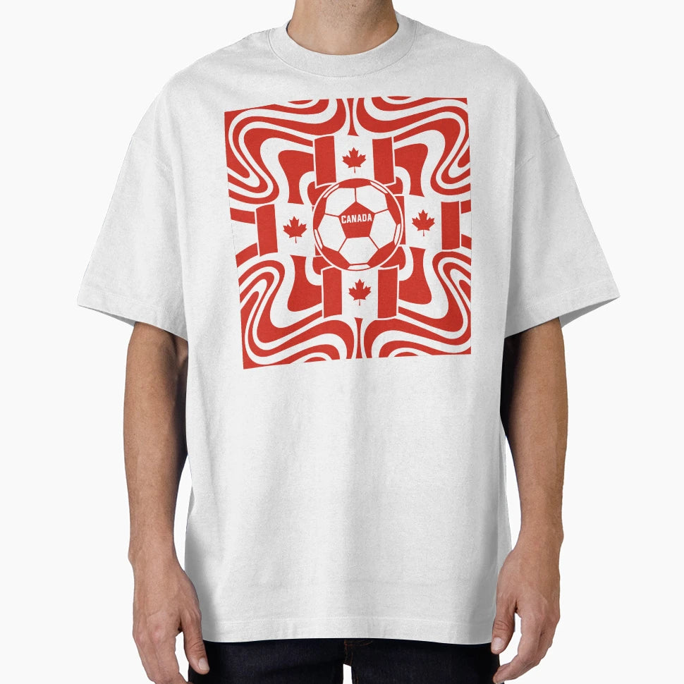 Canada International Football T-Shirt - Fun Novelty Design Unisex - T-Shirt, Sweatshirt, Hoodie