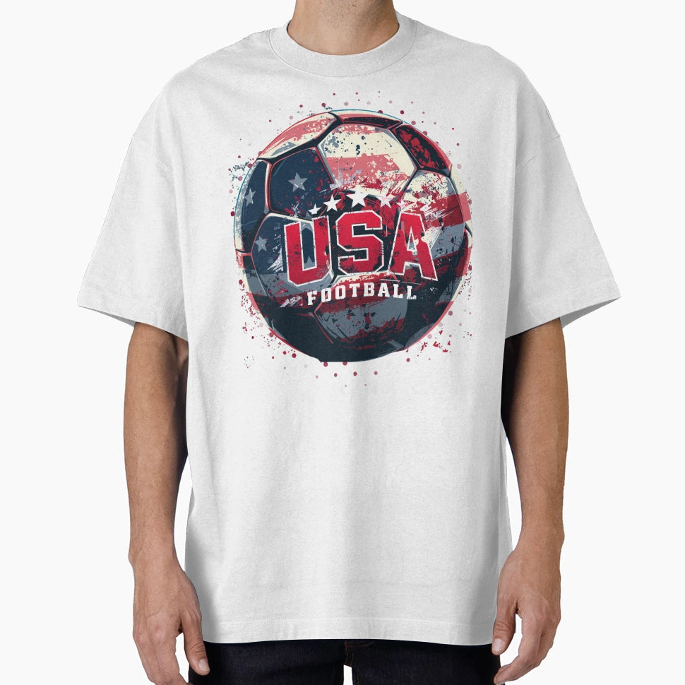 Usa Football T-Shirt - Casual Everyday Wear Unisex - T-Shirt, Sweatshirt, Hoodie