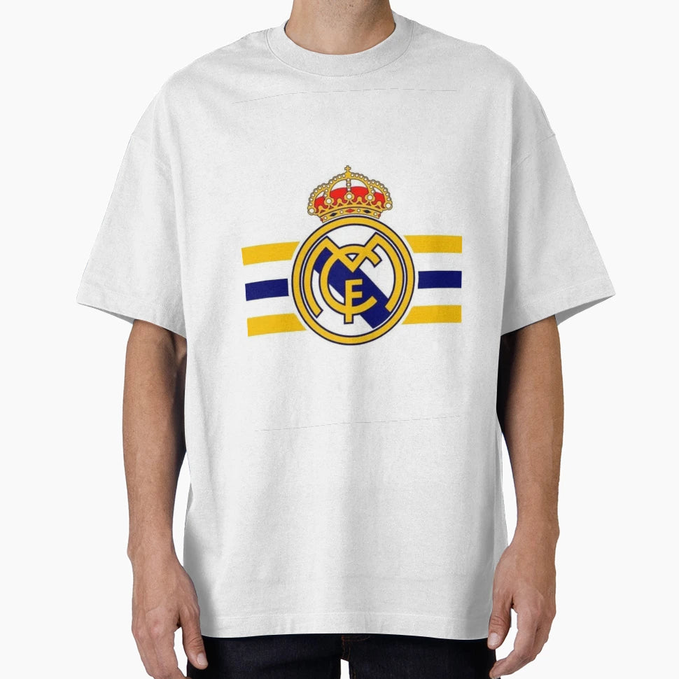 Real Madrid Logo T-Shirt - Novelty Apparel Unisex - T-Shirt, Sweatshirt, Hoodie