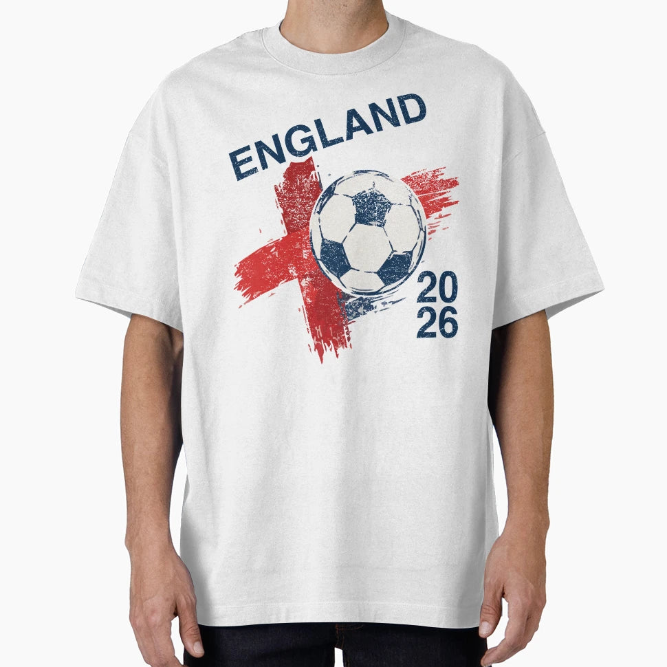 England Football Fan 2026 English Flag T-Shirt - Unique Graphic Unisex - T-Shirt, Sweatshirt, Hoodie