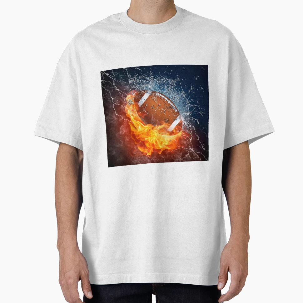 Football Wallpaper T-Shirt - Fun Novelty Design for Adults - T-Shirt, Sweatshirt, Hoodie