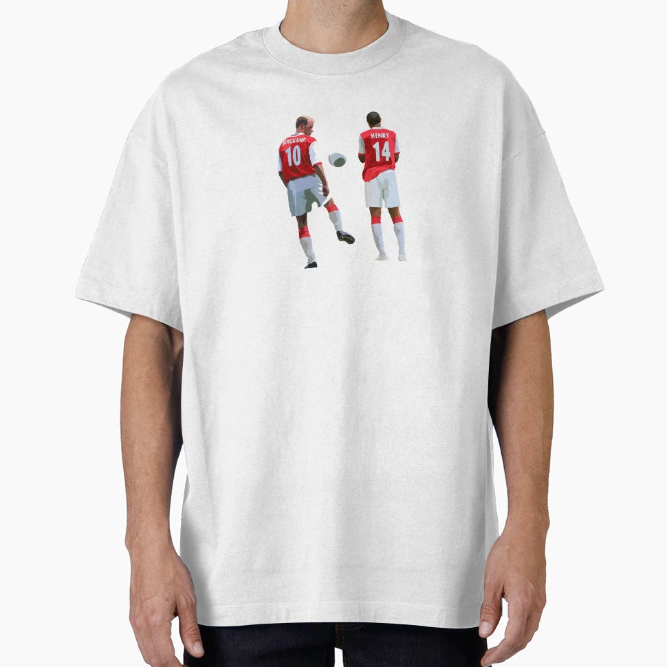 Dennis Bergkamp Thierry Henry T-Shirt - Novelty Apparel Unisex - T-Shirt, Sweatshirt, Hoodie