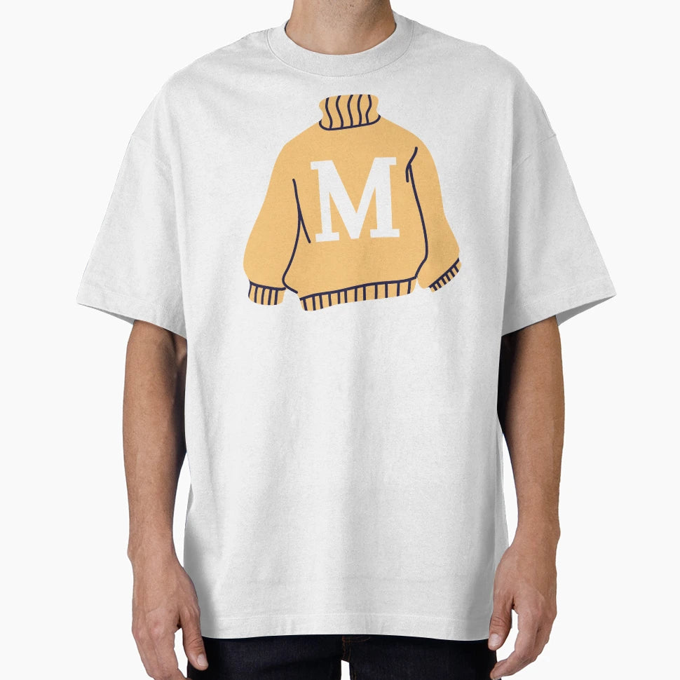 Letter T-Shirt - Casual Everyday Wear Unisex - T-Shirt, Sweatshirt, Hoodie