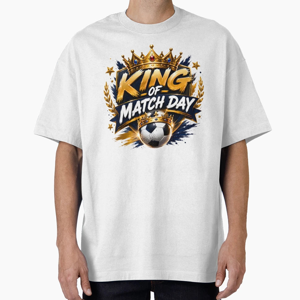 Football Fan Crown Soccer Ball T-Shirt - Trendy Graphic Men Women - T-Shirt, Sweatshirt, Hoodie