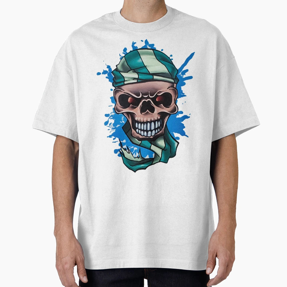 Nautical Goth Pirate Skull Dark T-Shirt - Graphic Print for Adults - T-Shirt, Sweatshirt, Hoodie