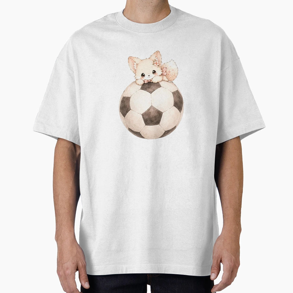 Tinia Bunny Fox Soccer T-Shirt - Trendy Graphic for Adults - T-Shirt, Sweatshirt, Hoodie